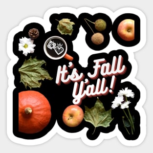 Luckenbooth Fall Y'all Sticker